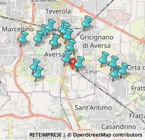Mappa Presso officina botanica garden center, 81031 Aversa CE, Italia (1.95421)