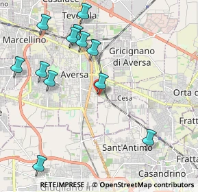Mappa Presso officina botanica garden center, 81031 Aversa CE, Italia (2.555)