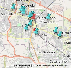 Mappa Presso officina botanica garden center, 81031 Aversa CE, Italia (2.10154)