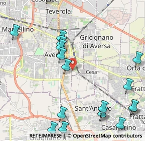 Mappa Presso officina botanica garden center, 81031 Aversa CE, Italia (3.05211)