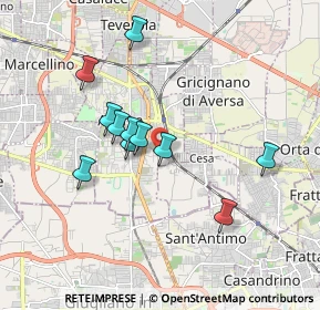 Mappa Presso officina botanica garden center, 81031 Aversa CE, Italia (1.69909)