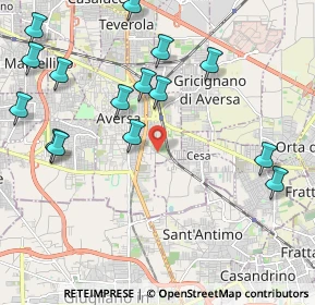 Mappa Presso officina botanica garden center, 81031 Aversa CE, Italia (2.65133)