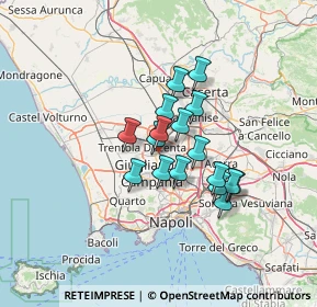 Mappa Presso officina botanica garden center, 81031 Aversa CE, Italia (10.24882)