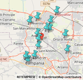 Mappa Presso officina botanica garden center, 81031 Aversa CE, Italia (3.61929)