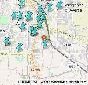 Mappa Presso officina botanica garden center, 81031 Aversa CE, Italia (1.2035)