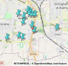 Mappa Via Achille Grandi, 81031 Aversa CE, Italia (1.01)