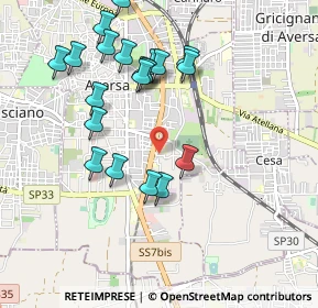 Mappa Via Achille Grandi, 81031 Aversa CE, Italia (1.058)