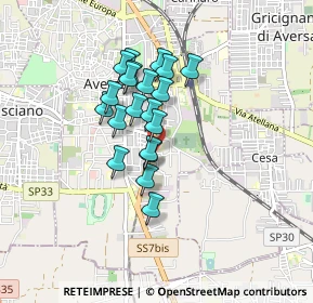Mappa Via Achille Grandi, 81031 Aversa CE, Italia (0.688)