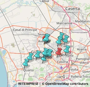 Mappa Via Achille Grandi, 81031 Aversa CE, Italia (6.17571)