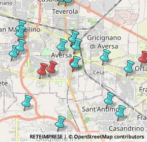 Mappa Via Achille Grandi, 81031 Aversa CE, Italia (2.617)