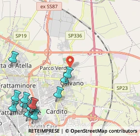Mappa Via Filippo Turati, 80023 Caivano NA, Italia (3.30385)