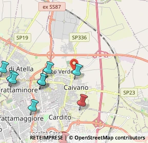 Mappa Via Filippo Turati, 80023 Caivano NA, Italia (3.14083)