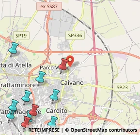 Mappa Via Filippo Turati, 80023 Caivano NA, Italia (3.54273)