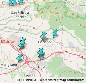 Mappa Via Gorizia, 80033 Cicciano NA, Italia (5.50286)