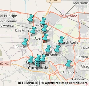 Mappa Via Roberto Ruffilli, 81031 Aversa CE, Italia (3.62412)