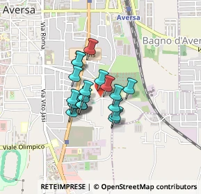 Mappa Via Roberto Ruffilli, 81031 Aversa CE, Italia (0.2855)