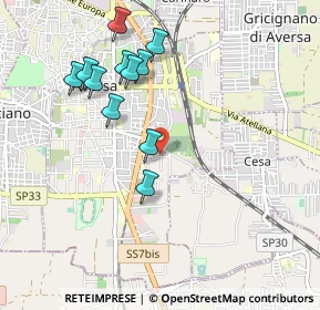 Mappa Via Roberto Ruffilli, 81031 Aversa CE, Italia (1.03)