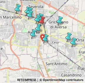 Mappa Via Roberto Ruffilli, 81031 Aversa CE, Italia (2.07615)