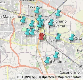 Mappa Via Roberto Ruffilli, 81031 Aversa CE, Italia (1.804)