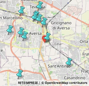 Mappa Via Roberto Ruffilli, 81031 Aversa CE, Italia (2.485)