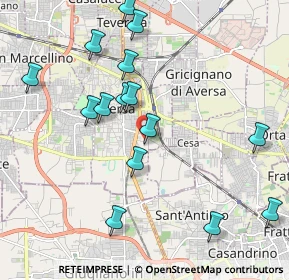 Mappa Via Roberto Ruffilli, 81031 Aversa CE, Italia (2.33)