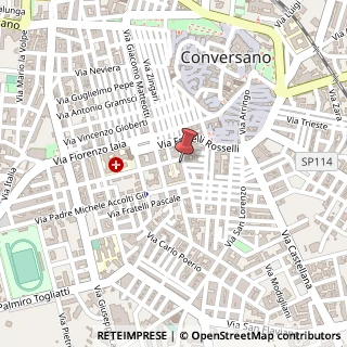 Mappa Via Giuseppe Massari,  17, 70014 Conversano, Bari (Puglia)