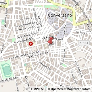 Mappa Via Giuseppe Vavalle, 37, 70014 Conversano, Bari (Puglia)