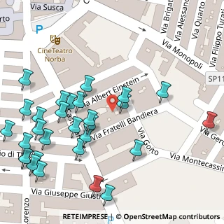 Mappa Via Tommaso Campanella, 70014 Conversano BA, Italia (0.07931)