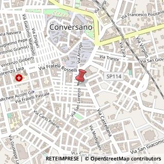 Mappa Via San Lorenzo, 35, 70014 Conversano, Bari (Puglia)