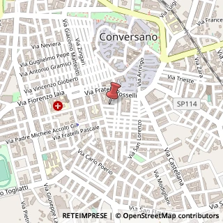 Mappa Via Massari, 12, 70014 Conversano, Bari (Puglia)