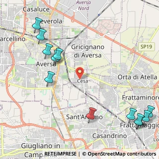 Mappa Via Gioacchino Rossini, 81030 Cesa CE, Italia (3.25)