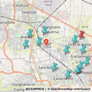 Mappa Via Gioacchino Rossini, 81030 Cesa CE, Italia (2.98)
