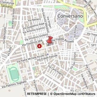 Mappa Via Edmondo de Amicis, 30, 70014 Conversano, Bari (Puglia)