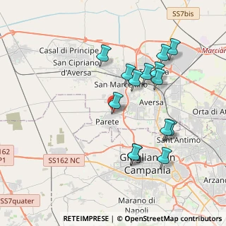 Mappa Via Marconi, 81030 Parete CE, Italia (4.025)