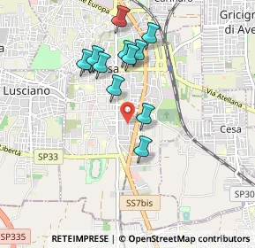 Mappa Via Cesare Abba, 81031 Aversa CE, Italia (0.88182)