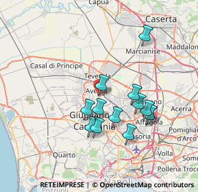 Mappa Via Giuseppe Cesare Abba, 81031 Aversa CE, Italia (6.92154)