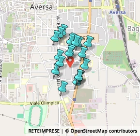 Mappa Via Cesare Abba, 81031 Aversa CE, Italia (0.282)