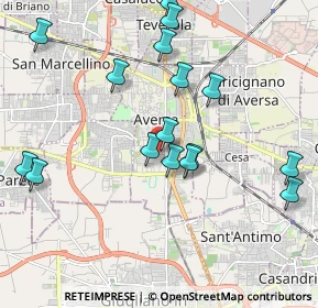 Mappa Bernini Center, 81031 Aversa CE, Italia (2.24313)