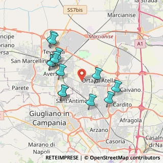Mappa Via Irma Bandiera, 81030 Sant'Arpino CE, Italia (3.65)