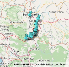 Mappa SS 7 Km 304+200, 83039 Pratola Serra AV, Italia (6.15)