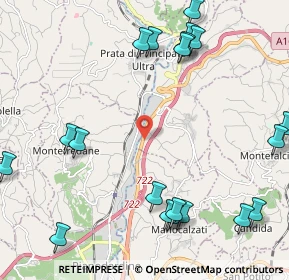 Mappa SS 7 Km 304+200, 83039 Pratola Serra AV, Italia (3.0015)