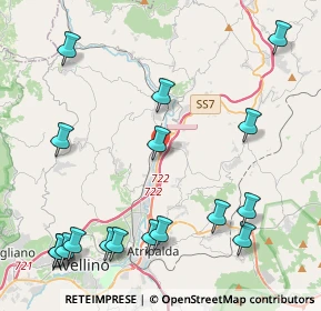 Mappa SS 7 Km 304+200, 83039 Pratola Serra AV, Italia (5.78529)