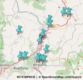 Mappa SS 7 Km 304+200, 83039 Pratola Serra AV, Italia (4.18231)