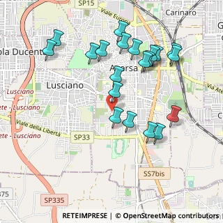 Mappa Via Paolo Riverso, 81030 Aversa CE, Italia (1.0895)