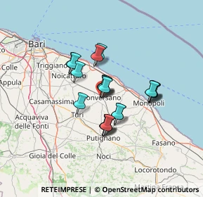 Mappa Via Paolo Antonio di Tarsia, 70014 Conversano BA, Italia (10.086)