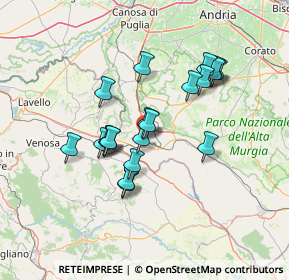 Mappa Via Barbuzzi, 76014 Spinazzola BT, Italia (12.5045)