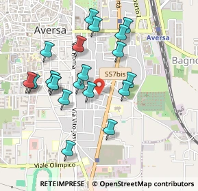 Mappa Via Arturo Garofano, 81030 Aversa CE, Italia (0.497)