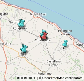 Mappa Via Luigi Cadorna, 70014 Conversano BA, Italia (5.37769)