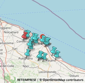 Mappa Via Panto, 70043 Monopoli BA, Italia (11.55222)