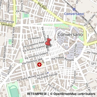 Mappa Via Giacomo Matteotti, 49, 70014 Conversano, Bari (Puglia)